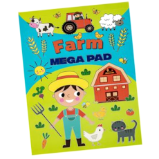 Mega Farm Colouring Pad / Colouring Book